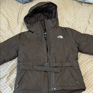 The North Face Dark Brown Hooded Jacket